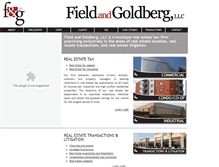 Tablet Screenshot of fieldandgoldberg.com